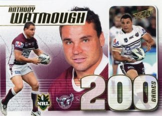 2012 NRL Champions Case Card - CC28 Anthony Watmough Manly Sea Eagles