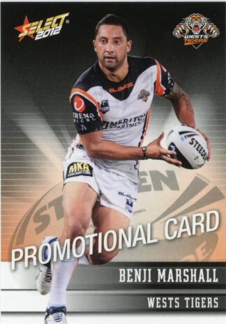 2012 NRL Champions Promotional Card - Base 183 Benji Marshall Wests Tigers