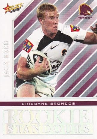 2012 NRL Champions Rookie Standouts - RS01 Jack Reed Brisbane Broncos