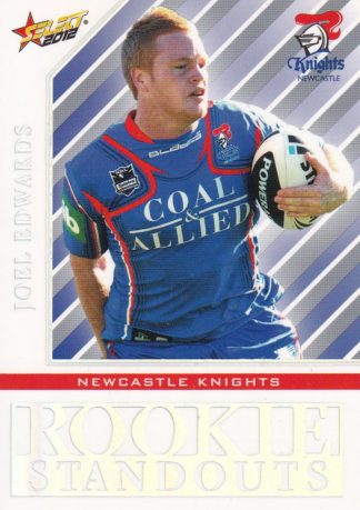 2012 NRL Champions Rookie Standouts - RS11 Joel Edwards Newcastle Knights