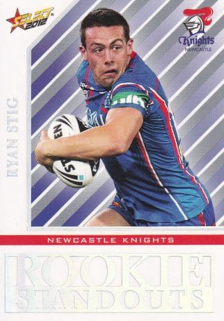 2012 NRL Champions Rookie Standouts - RS12 Ryan Stig Newcastle Knights