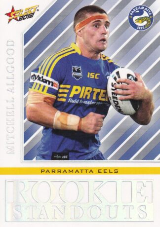 2012 NRL Champions Rookie Standouts - RS16 Mitchell Allgood Parramatta Eels