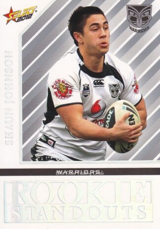 2012 NRL Champions Rookie Standouts - RS20 Shaun Johnson Warriors