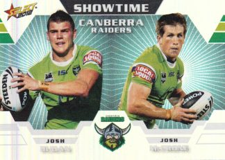 2012 NRL Champions Showtime - ST02 Josh Dugan & Josh McCrone Canberra Raiders