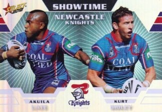 2012 NRL Champions Showtime - ST08 Akuila Uate & Kurt Gidley Newcastle Knights