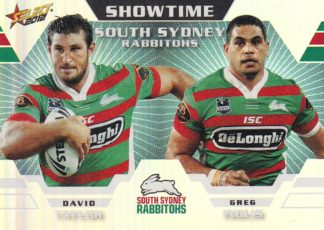 2012 NRL Champions Showtime - ST13 Greg Inglis & David Taylor South Sydney Rabbitohs