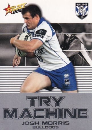 2012 NRL Champions Try Machine - TM10 Josh Morris Canterbury Bulldogs
