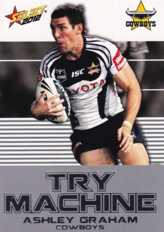2012 NRL Champions Try Machine - TM26 Ashley Graham North Qld Cowboys