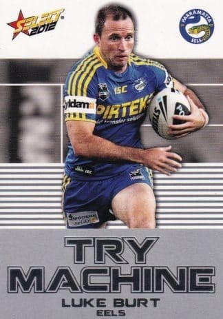 2012 NRL Champions Try Machine - TM32 Luke Burt Parramatta Eels