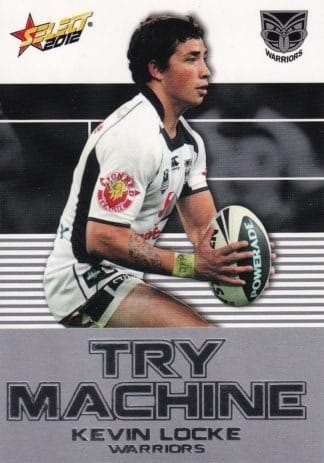 2012 NRL Champions Try Machine - TM46 Kevin Locke Warriors