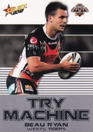 2012 NRL Champions Try Machine - TM50 Beau Ryan Wests Tigers