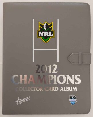 2012 NRL Champions Album With Full Silver Parallel Set - 192 Cards
