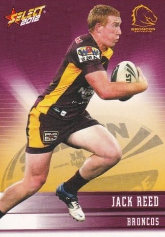 2012 NRL Champions Common Card - Base 005 Jack Reed Brisbane Broncos