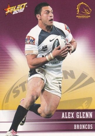 2012 NRL Champions Common Card - Base 011 Alex Glenn Brisbane Broncos