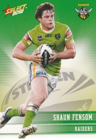 2012 NRL Champions Common Card - Base 015 Shaun Fensom Canberra Raiders