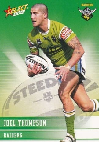 2012 NRL Champions Common Card - Base 019 Joel Thompson Canberra Raiders
