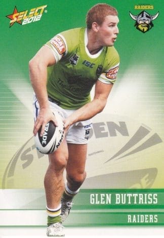 2012 NRL Champions Common Card - Base 023 Glen Buttriss Canberra Raiders