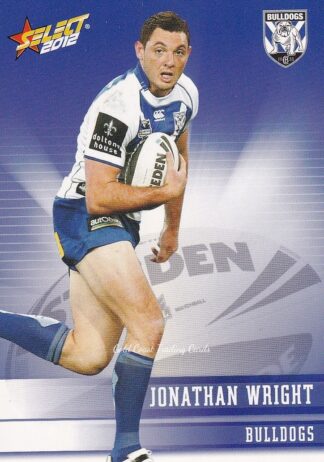 2012 NRL Champions Common Card - Base 035 Jonathan Wright Canterbury Bulldogs