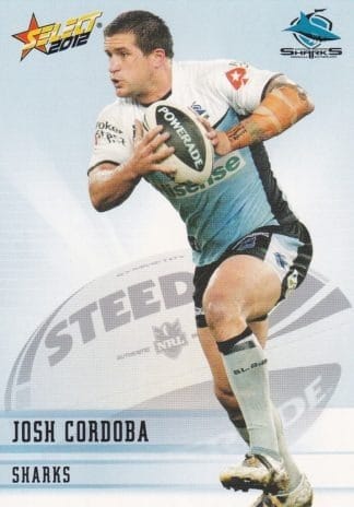 2012 NRL Champions Common Card - Base 043 Josh Cordoba Cronulla Sharks