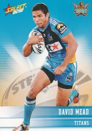 2012 NRL Champions Common Card - Base 051 David Mead Gold Coast Titans