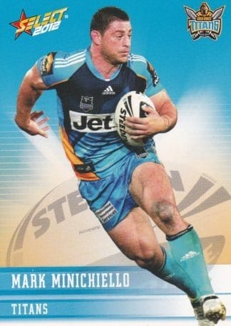 2012 NRL Champions Common Card - Base 054 Mark Minichiello Gold Coast Titans