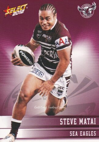 2012 NRL Champions Common Card - Base 065 Steve Matai Manly Sea Eagles