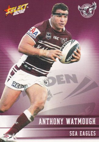 2012 NRL Champions Common Card - Base 070 Anthony Watmough Manly Sea Eagles