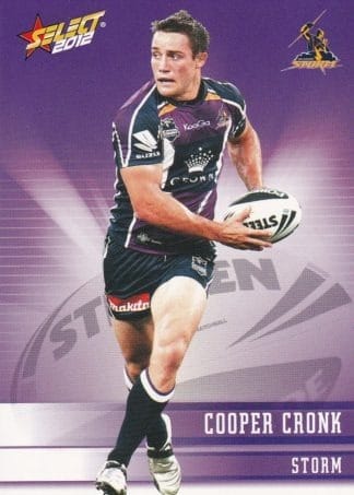 2012 NRL Champions Common Card - Base 076 Cooper Cronk Melbourne Storm