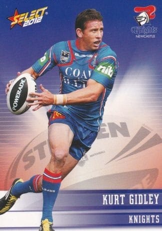 2012 NRL Champions Common Card - Base 086 Kurt Gidley Newcastle Knights