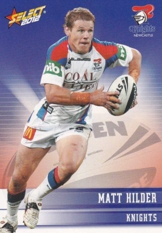 2012 NRL Champions Common Card - Base 094 Matt Hilder Newcastle Knights
