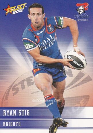 2012 NRL Champions Common Card - Base 095 Ryan Stig Newcastle Knights