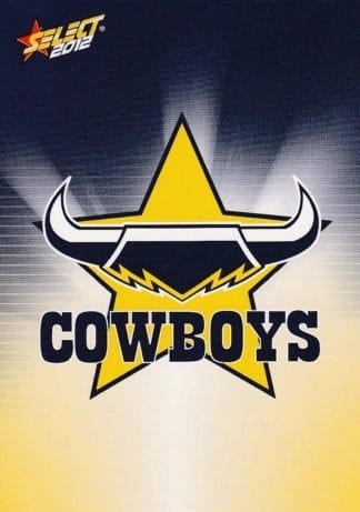 2012 NRL Champions Common Card - Base 097 Logo North Qld Cowboys