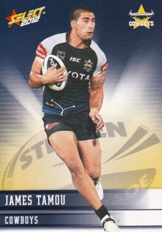 2012 NRL Champions Common Card - Base 104 James Tamou North Qld Cowboys