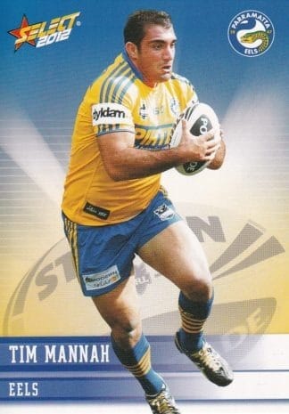2012 NRL Champions Common Card - Base 118 Tim Mannah Parramatta Eels