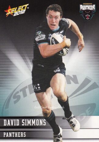 2012 NRL Champions Common Card - Base 126 David Simmons Penrith Panthers