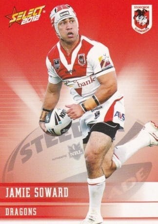 2012 NRL Champions Common Card - Base 135 Jamie Soward St George Dragons