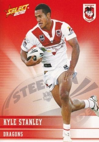 2012 NRL Champions Common Card - Base 140 Kyle Stanley St George Dragons