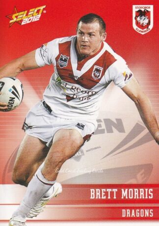 2012 NRL Champions Common Card - Base 141 Brett Morris St George Dragons