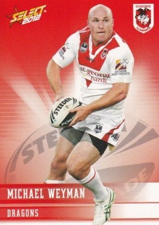 2012 NRL Champions Common Card - Base 144 Michael Weyman St George Dragons