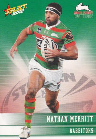 2012 NRL Champions Common Card - Base 149 Nathan Merritt South Sydney Rabbitohs