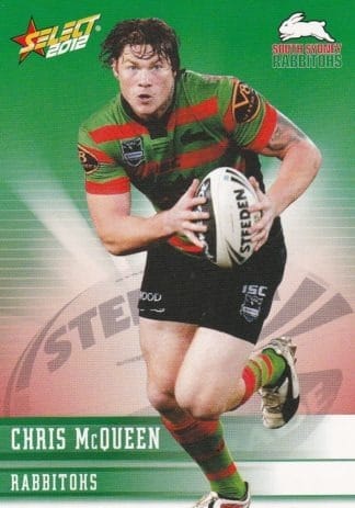 2012 NRL Champions Common Card - Base 152 Chris McQueen South Sydney Rabbitohs