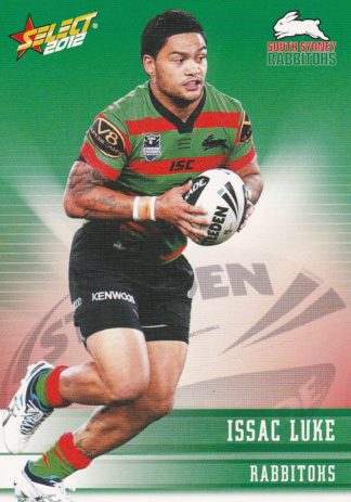 2012 NRL Champions Common Card - Base 154 Issac Luke South Sydney Rabbitohs