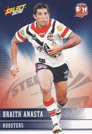 2012 NRL Champions Common Card - Base 158 Braith Anasta Sydney Roosters