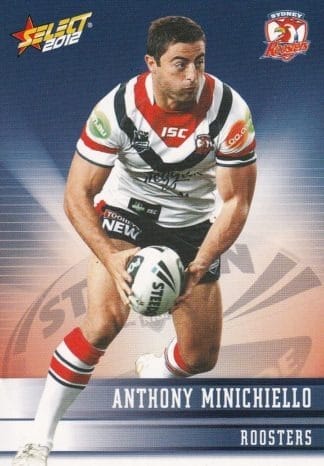 2012 NRL Champions Common Card - Base 164 Anthony Minichiello Sydney Roosters