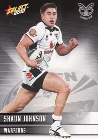 2012 NRL Champions Common Card - Base 172 Shaun Johnson New Zealand Warriors