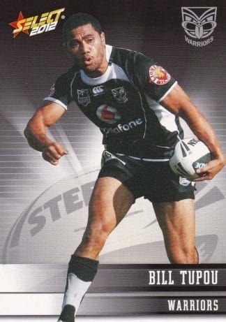 2012 NRL Champions Common Card - Base 179 Bill Tupou New Zealand Warriors