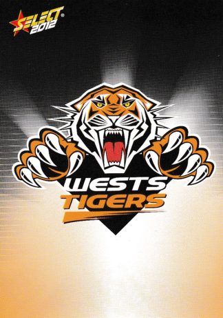 2012 NRL Champions Common Card - Base 181 Logo Wests Tigers