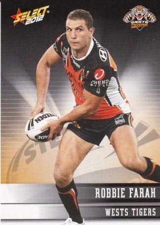 2012 NRL Champions Common Card - Base 182 Robbie Farah Wests Tigers