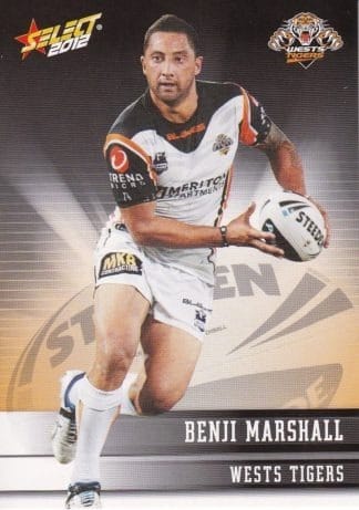 2012 NRL Champions Common Card - Base 183 Benji Marshall Wests Tigers