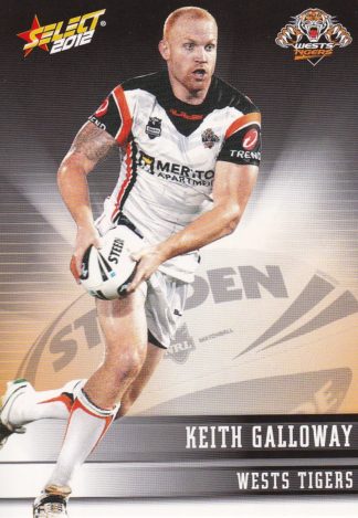 2012 NRL Champions Common Card - Base 188 Keith Galloway Wests Tigers